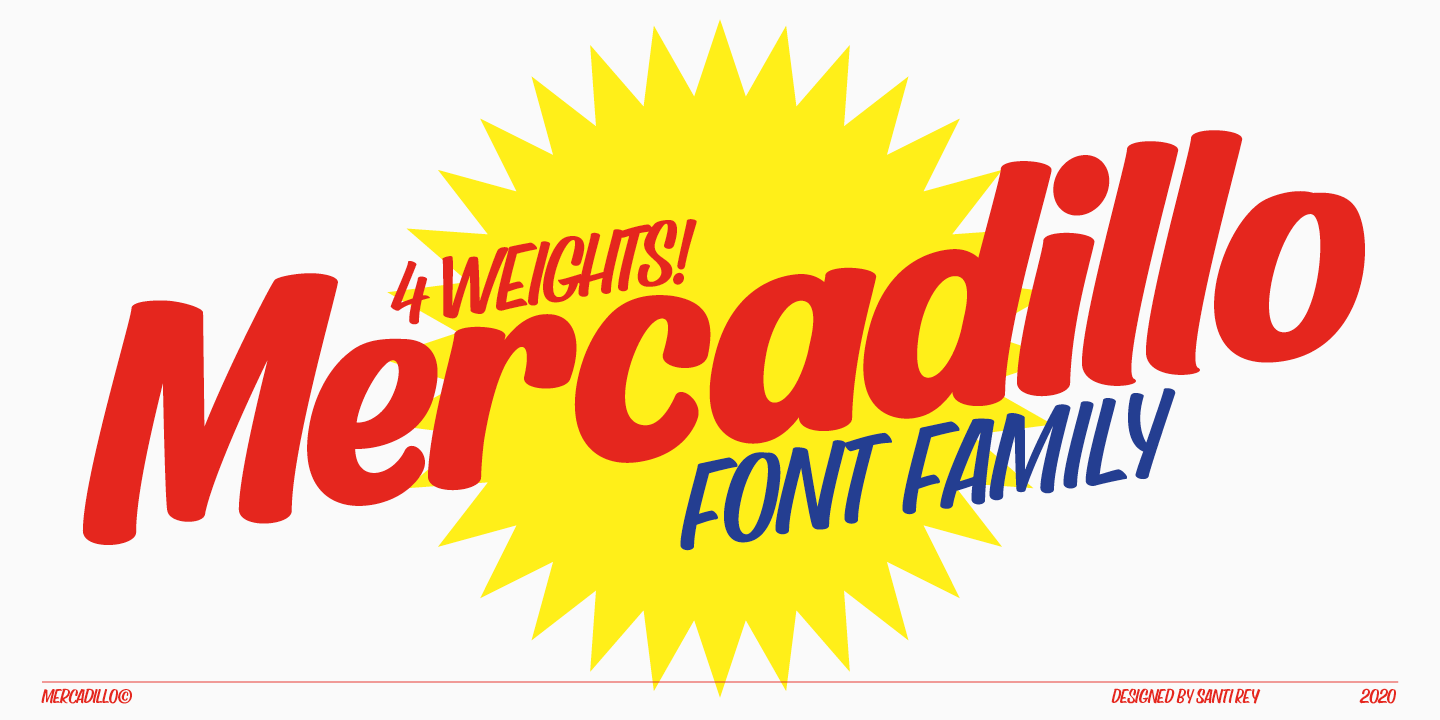 Mercadillo Regular Font preview